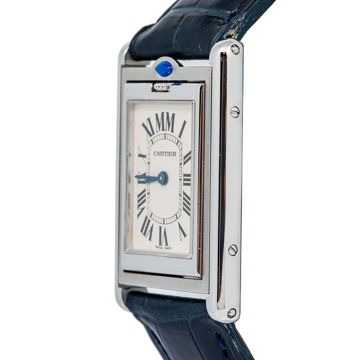 Cartier Tank Basculante 2405 W1011258 Ltd. Millenium Off-White Dial Quartz 24mm