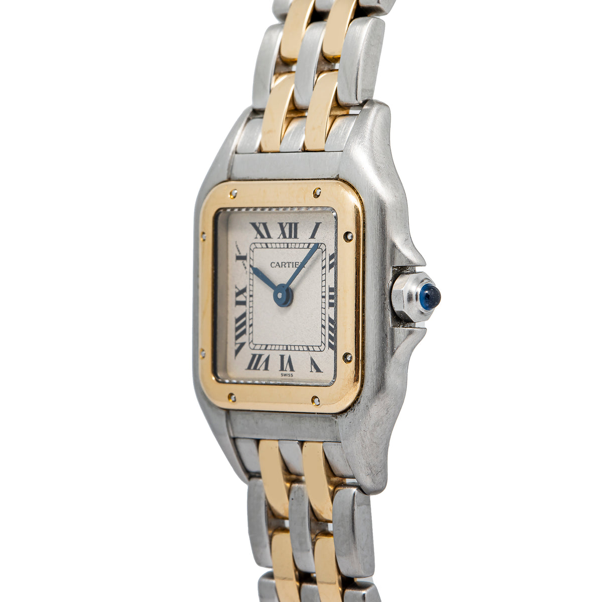 Cartier Panthere 1120 W25029B5 18K Two Tone YG Quartz Cream Dial Ladies 22mm