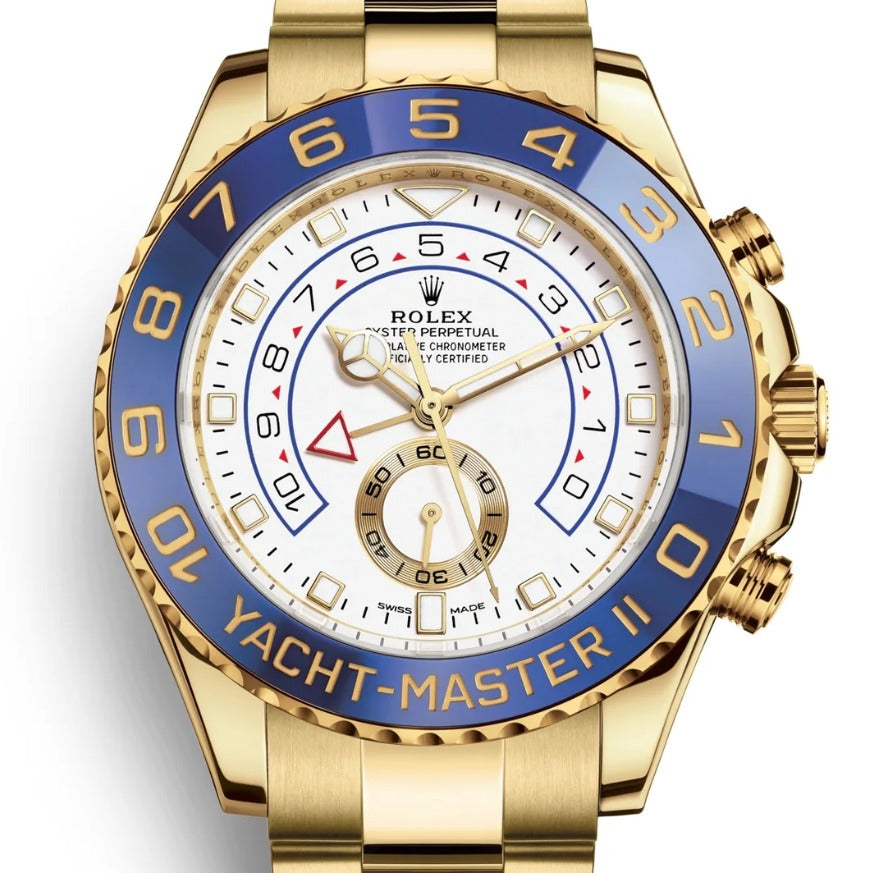 Rolex Yacht-Master II 116688 2018 Complete Mercedes Hand 18k YG Auto Men's 44mm