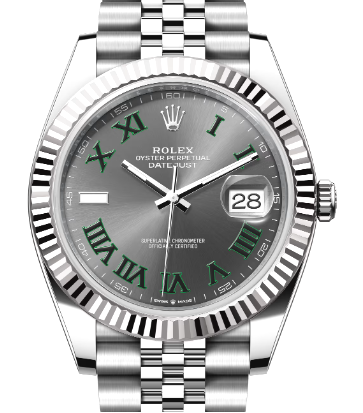 Rolex Datejust 126334 2020 B/P Stainless Jubilee Wimbledon Dial Auto Men's 41mm