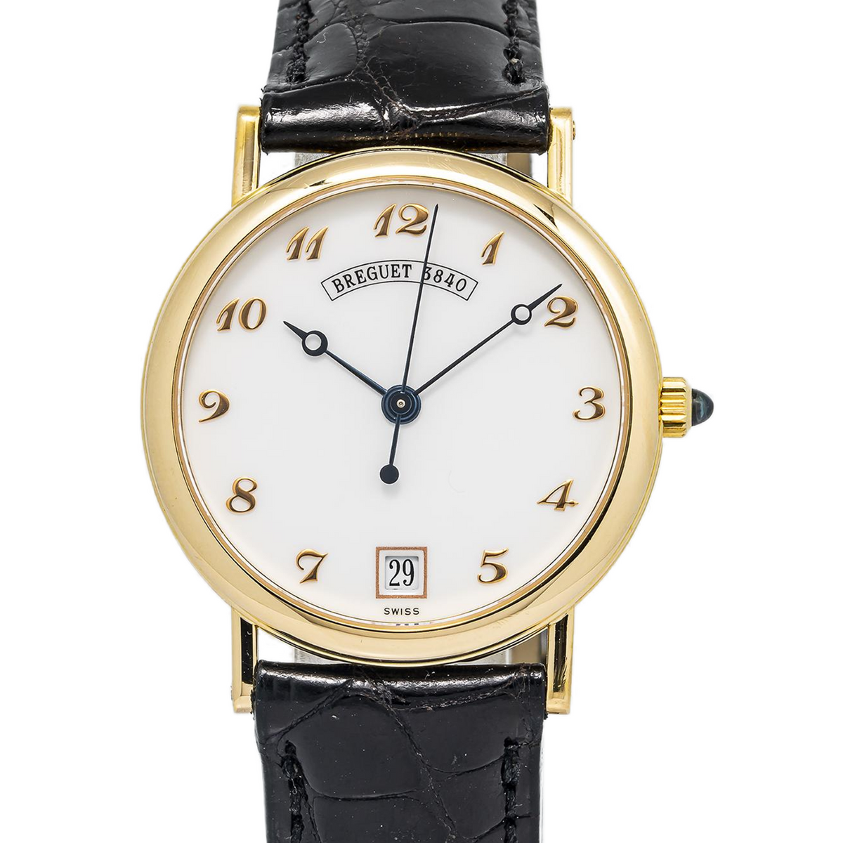 Breguet Classique 3325 18K Yellow Gold White Dial Auto Unisex Watch 32mm