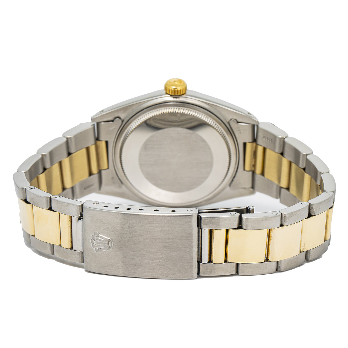 Rolex Datejust 16003 18K Yellow Gold Two Tone Oyster White Dial Auto Unisex 36mm