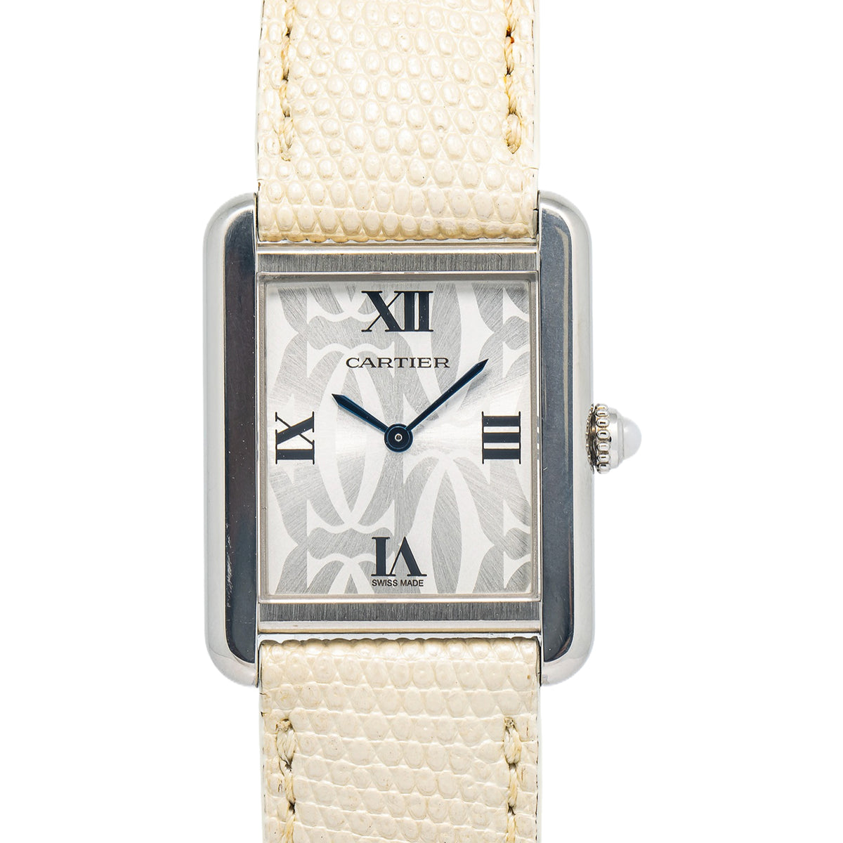 Cartier Tank Solo 2716 W1019555 Limited Edition Silver LOGO Dial Ladies 24mm