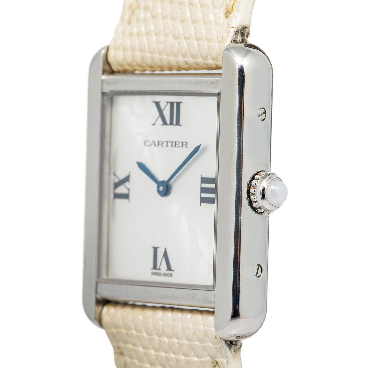 Cartier Tank Solo 2716 W1019555 Limited Edition Silver LOGO Dial Ladies 24mm