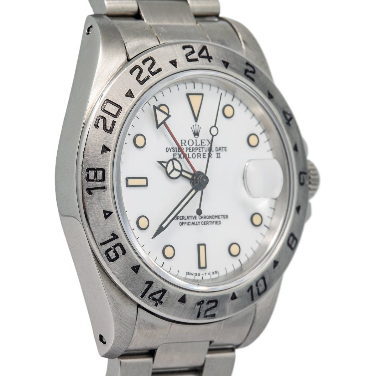 Rolex Explorer II 16570 Stainless Polar White Dial Chi Chi Di Mais Auto Men 40mm