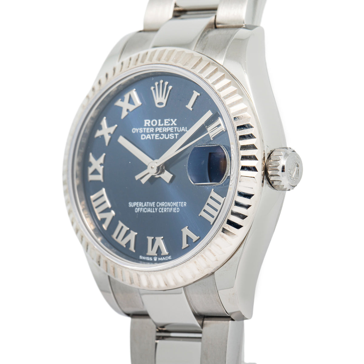Rolex DateJust 278274 Oyster 2021 Card SS Blue Dial Auto Midsize Unisex 31mm