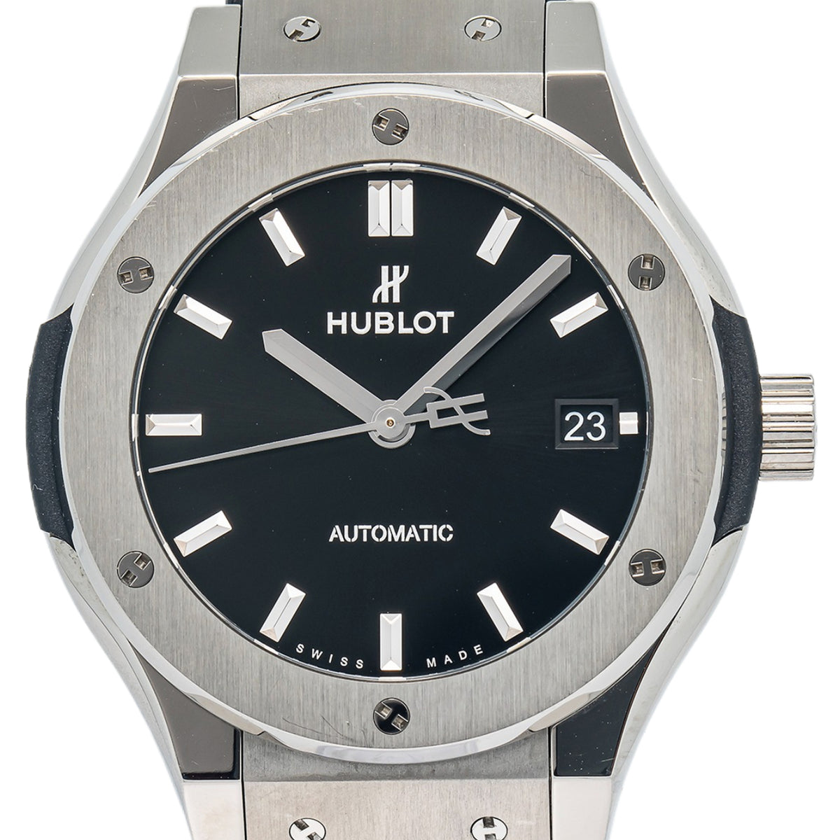 Hublot Classic Fussion 565.NX.1171.RX Titanium Black Dial Auto Unisex Watch 38mm