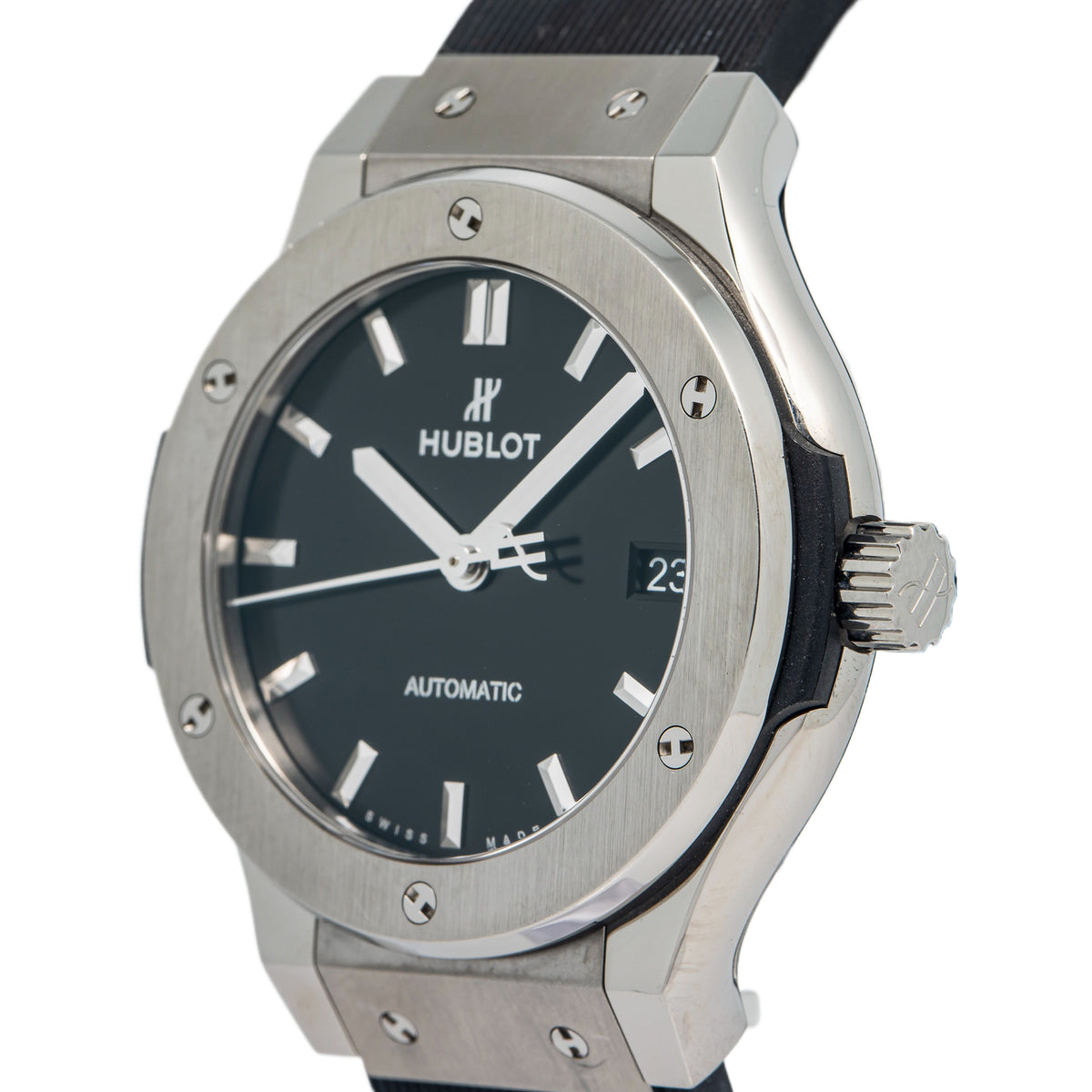 Hublot Classic Fussion 565.NX.1171.RX Titanium Black Dial Auto Unisex Watch 38mm