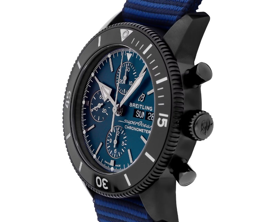 Breitling Superocean Heritage Outerknown M13313  W/B&P Blue Dial Auto Men's 44mm