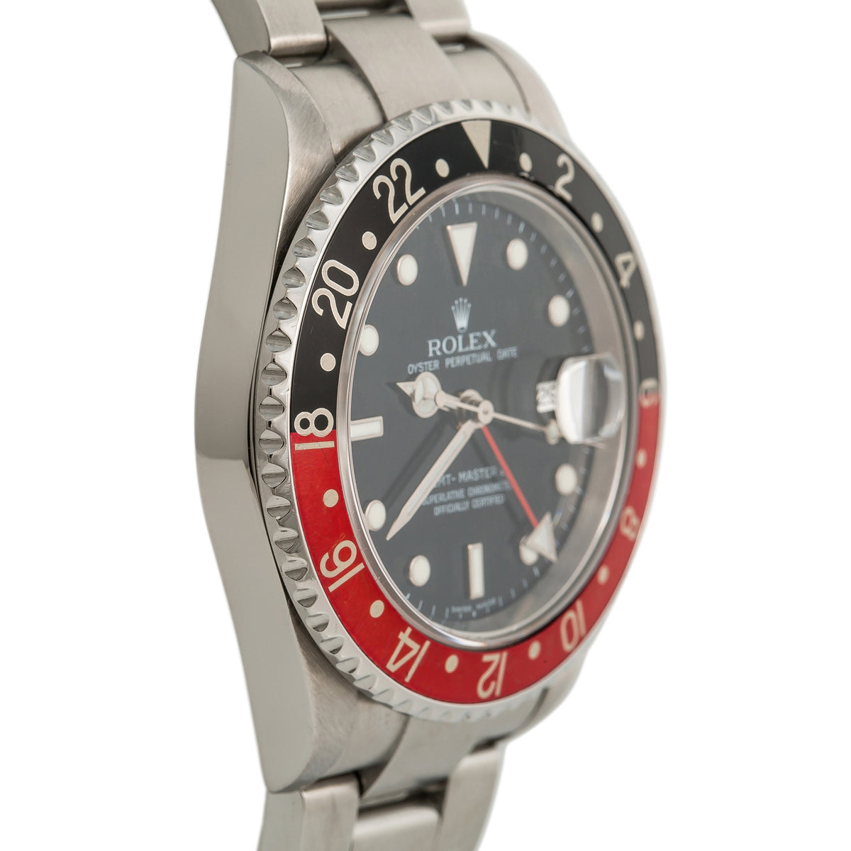 Rolex GMT-Master II 16710 Unpolished A serial Coke Stainless Auto Men's 40mm