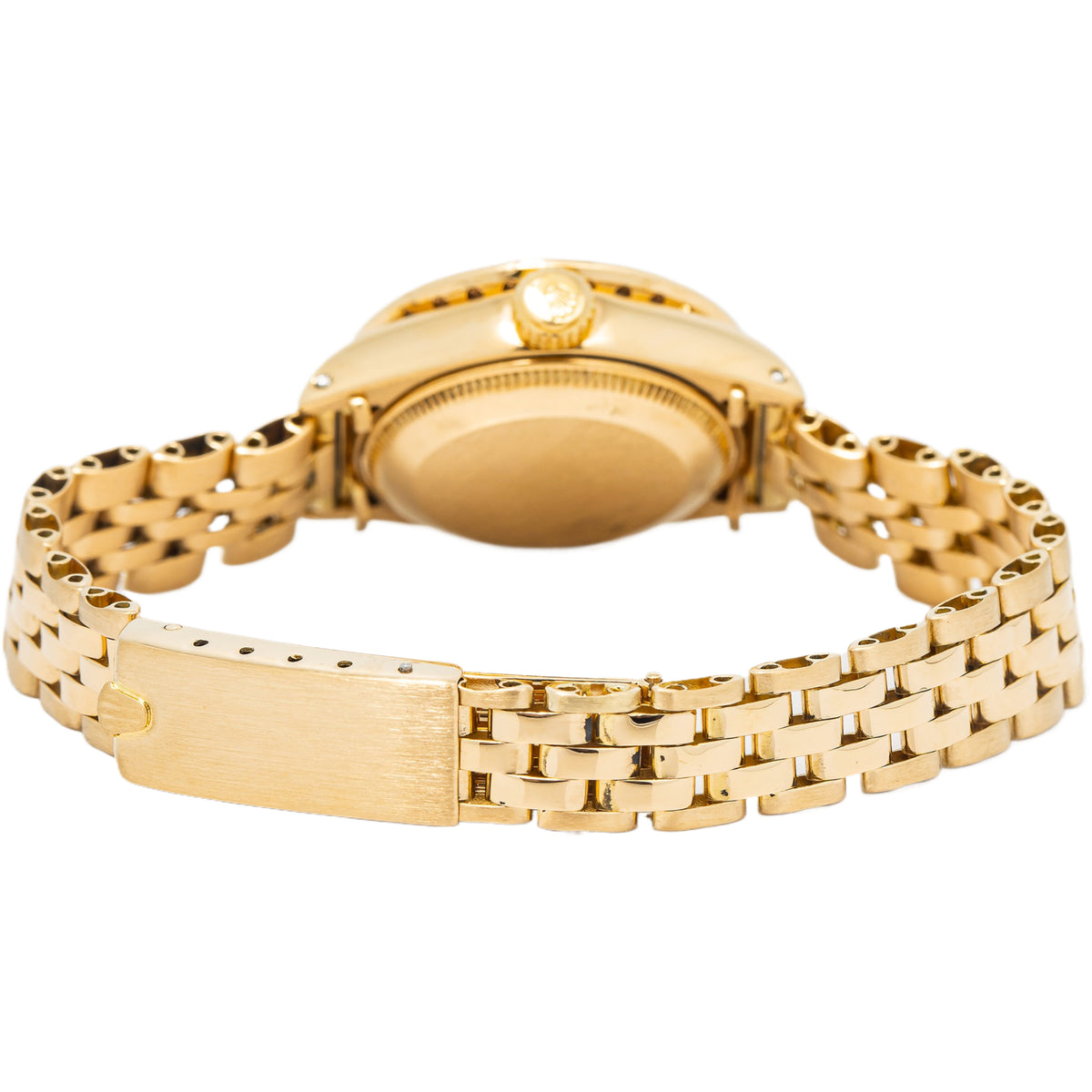 Rolex DateJust 6903 Jubilee 18K Yellow Gold Diamond Bezel Buckley Dial Auto 26mm