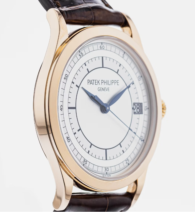 Patek Philippe Calatrava 5296R-001 MINT 2007 Box/Paper 18K Rose Sector Dial 38mm