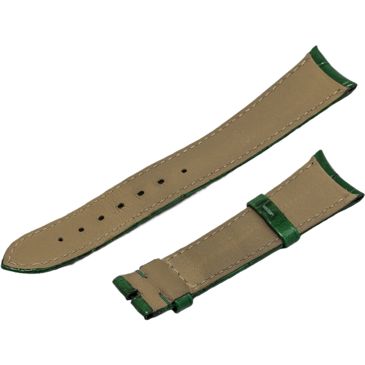 A. Lange & Sohne Leather Strap Green 20mm x 16mm