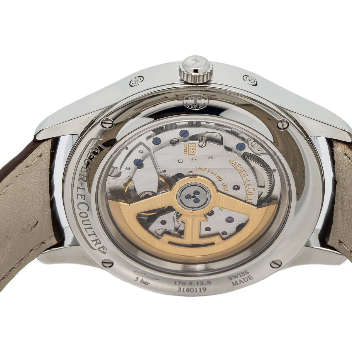 Jaeger LeCoultre Master Calendar 176.8.12.S 1558421 2016 B&P Meteorite Dial 39mm