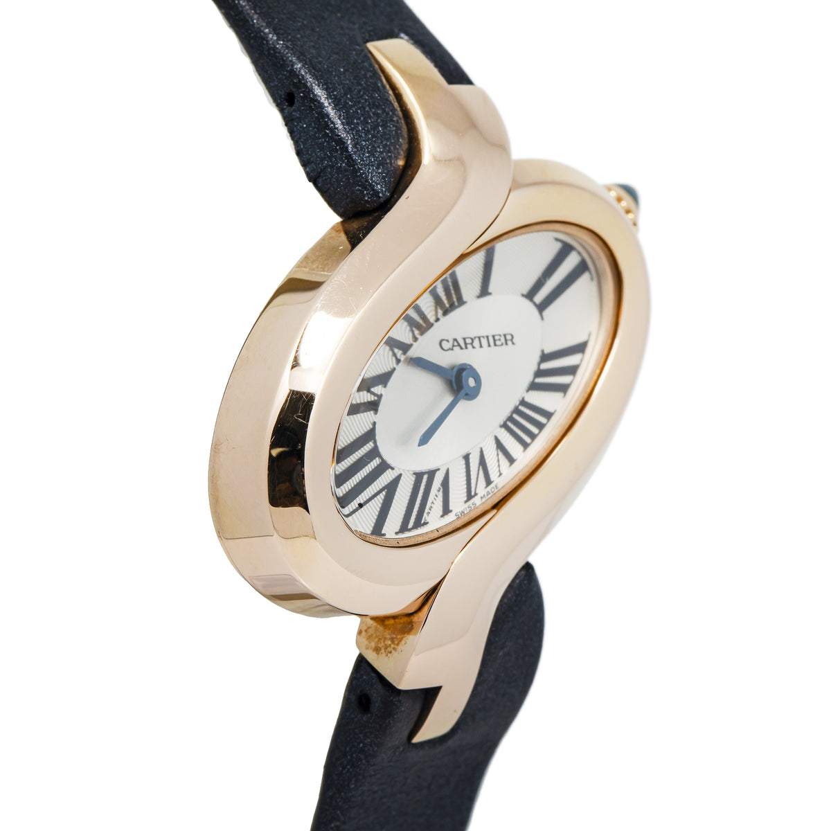 Cartier Delices de 3382 W8100009 18k Rose Gold Silver Dial Quartz Ladies 32mm