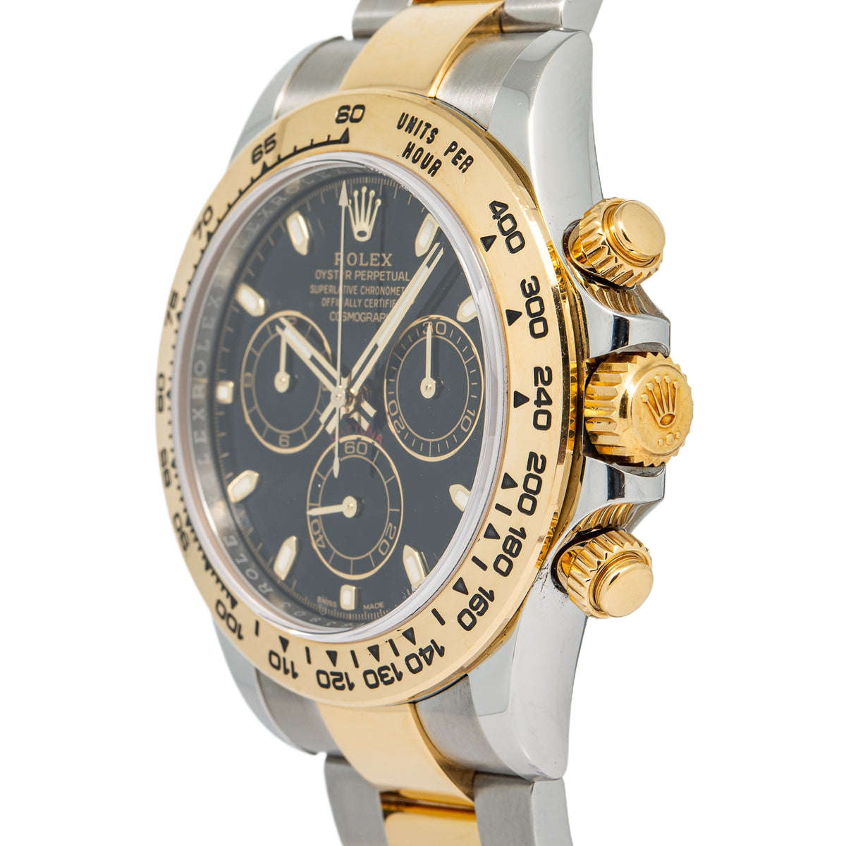 Rolex Daytona 116503 Oyster Two Tone Automatic Black Dial Men's Watch 40mm