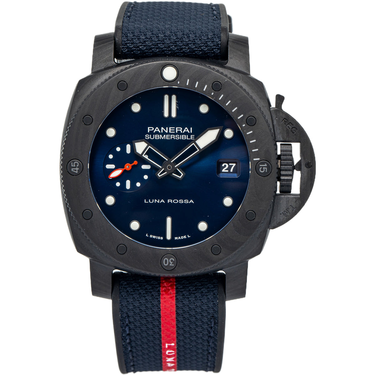 Panerai Submersible Luna Rossa PAM01563 2023 B/P Blue Limited Edition 44mm