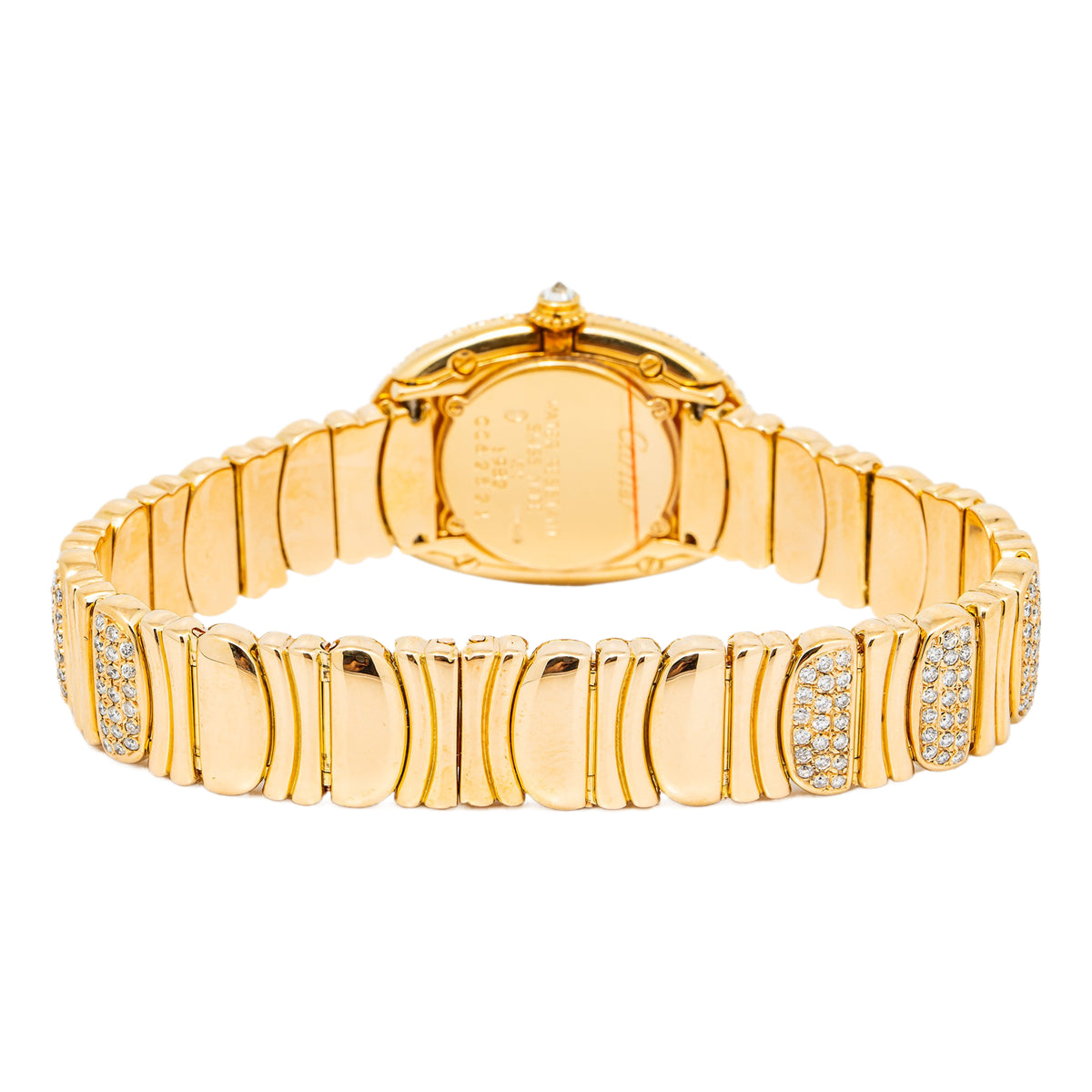 Cartier Baignoire 1920 1952/W1506056 18k Yellow Gold Quatrz ladies Watch 23x31mm