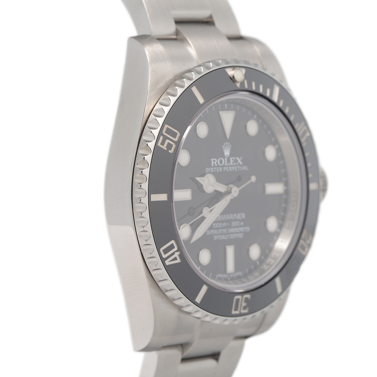 Rolex Submariner 114060 2019 Complete Oyster Black Dial Automatic Men Watch 40mm