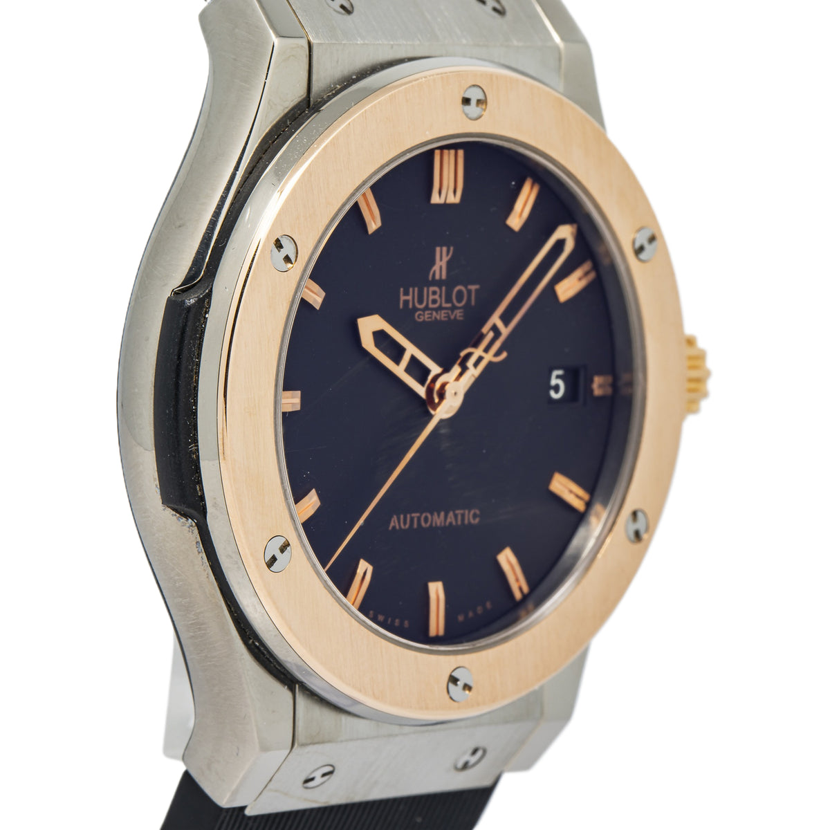 Hublot Classic Fusion 521.CO.1181.LR Rose Gold Black Dial Automatic Watch 45mm