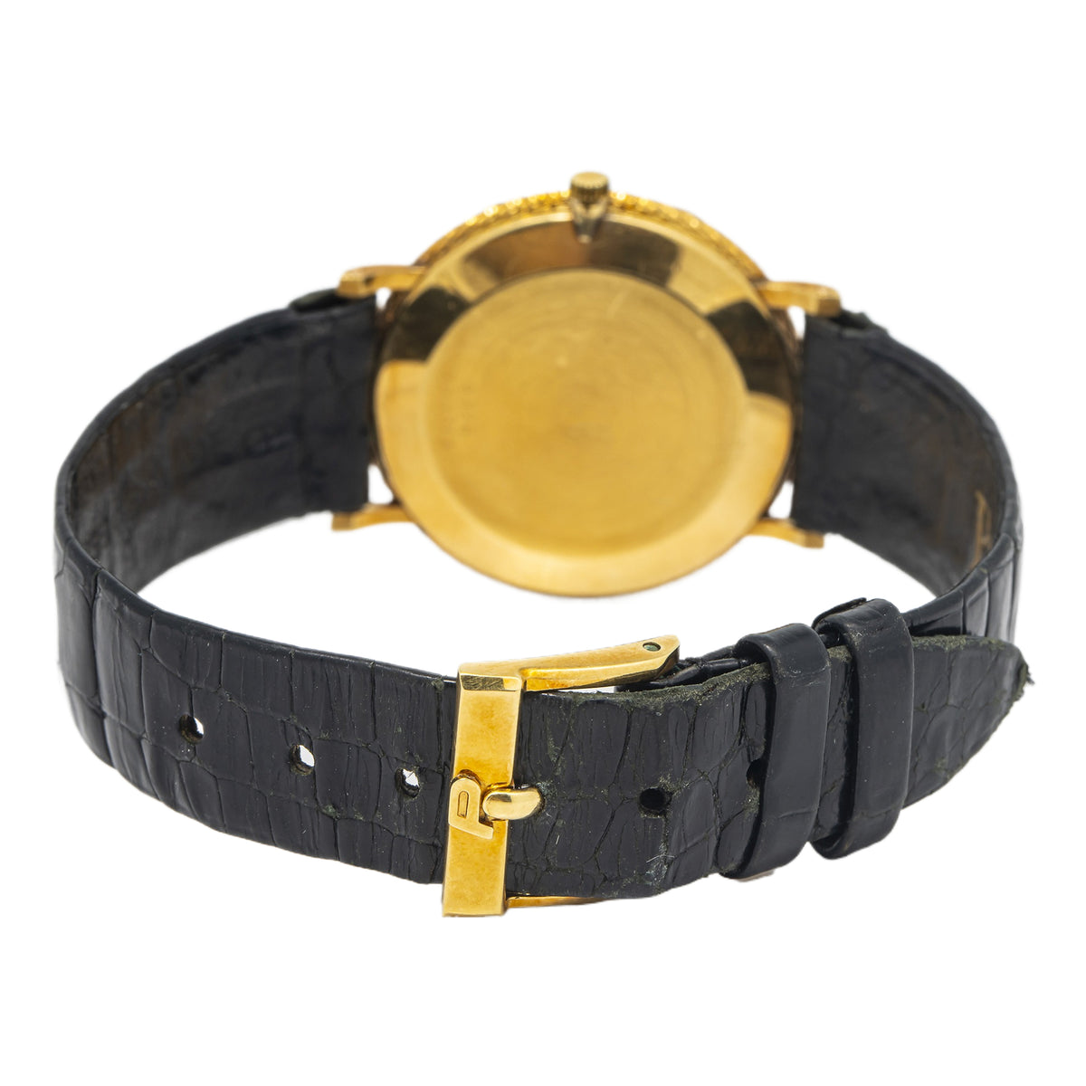 Piaget Classic Vintage 9025 18K Yellow Gold Bezel Quartz Ladies Watch 28mm