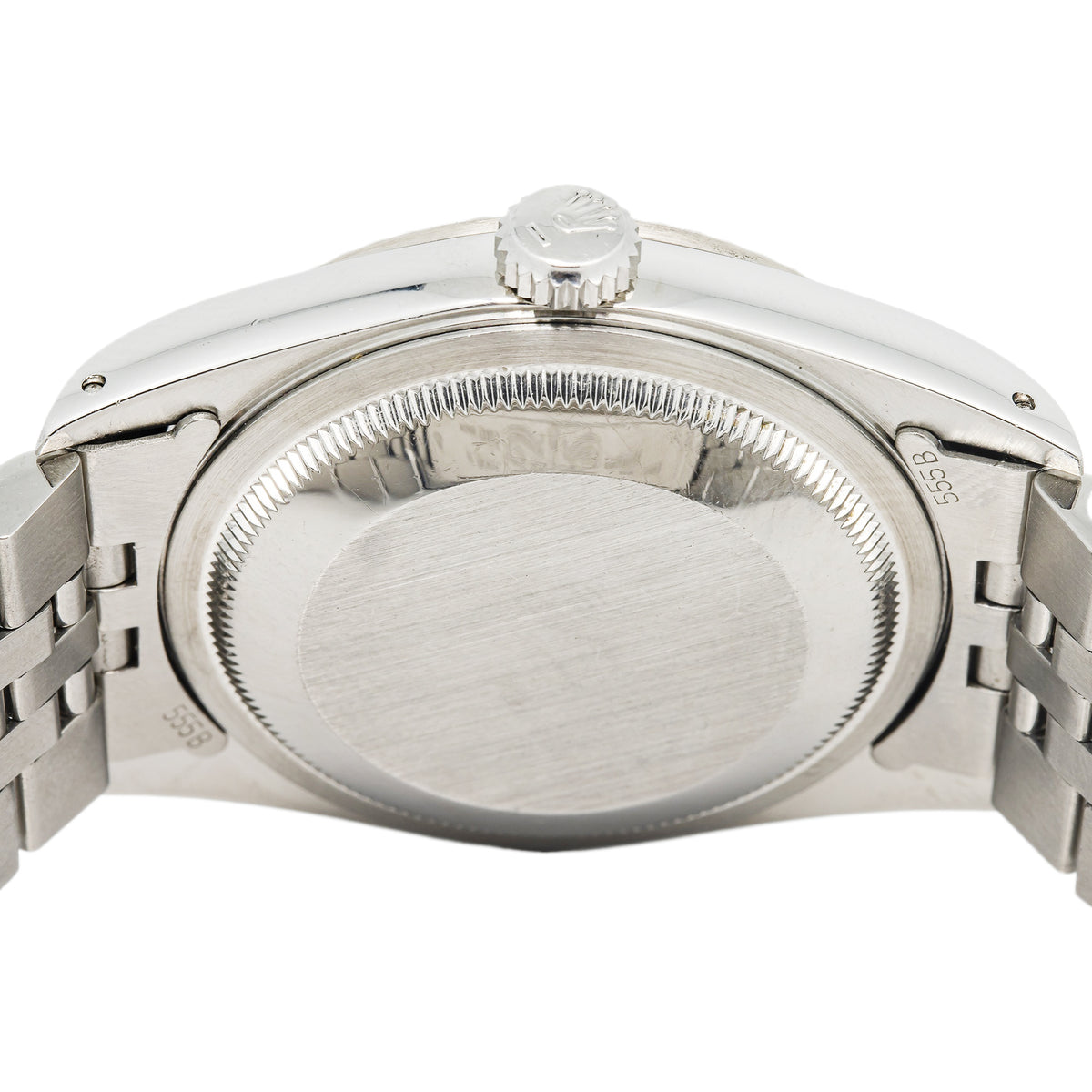 Rolex DateJust 16234 18k Fluted Jubilee Silver Dial Automatic Men's Watch 36mm