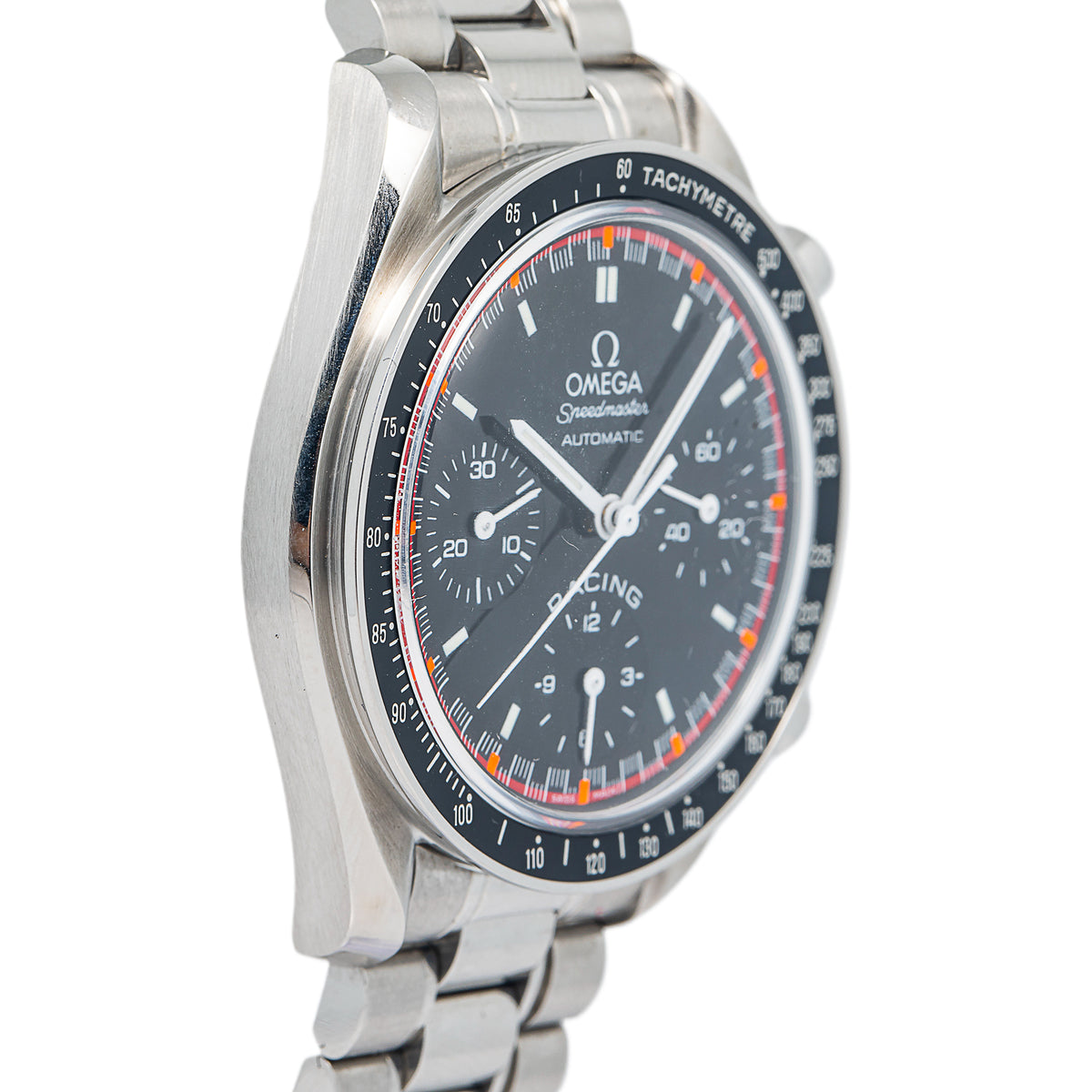 OMEGA SpeedMaster 3518.50 w/B&P SS  Racing  Black Dial Auto Men's watch 39mm