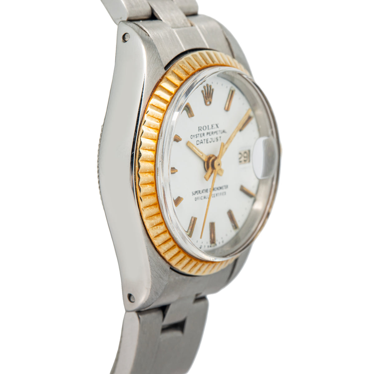 Rolex Datejust 6917 Oyster Stainless Steel Automatic Index White Dial Ladies Wat