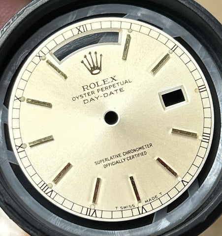 Rolex Day-Date 18038 Index Silver Dial