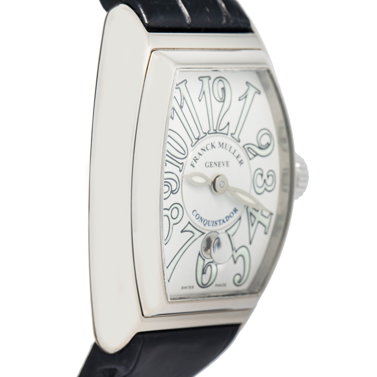 Franck  Muller Conquistador 8005LSC White Dial Auto Ladies Watch 28x38mm