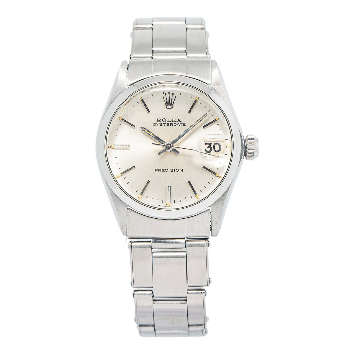 Rolex Oyster Date 6460 Stainless Steel Man Watch 28mm