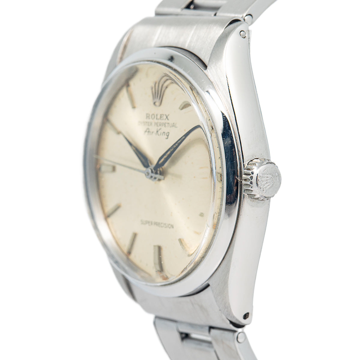 Rolex Air King Super Precision 5500 Oyster Automatic Stainless Steel Gold Dial 3