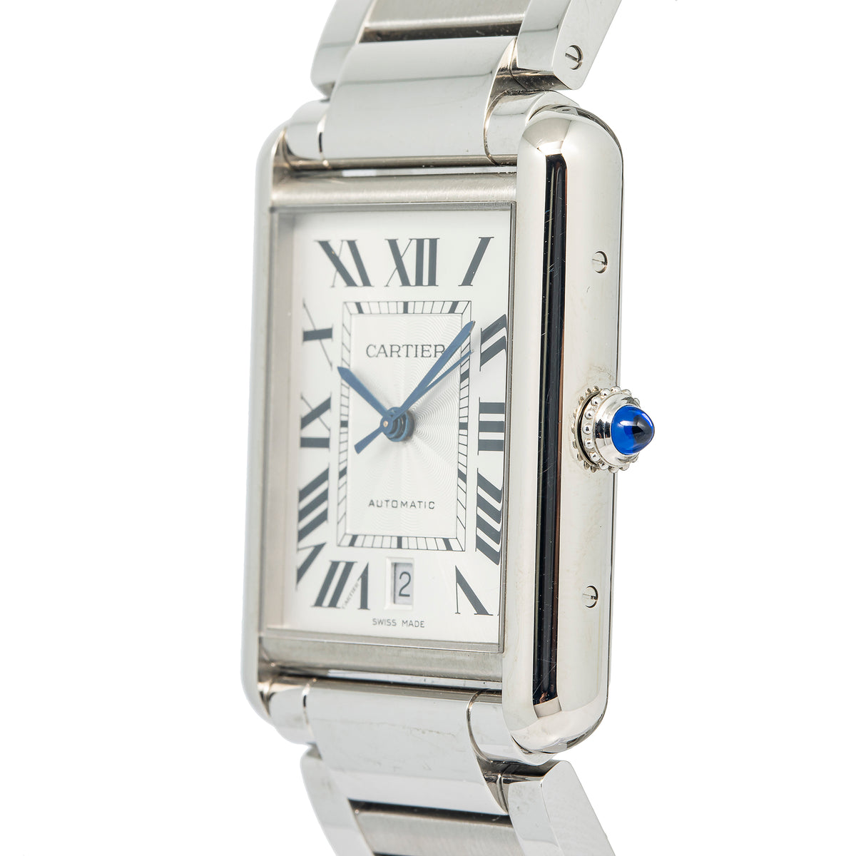 Cartier Tank Must 4324 WSTA0053 2022 NEW Box & Card Stainless Silver Dial 31mm