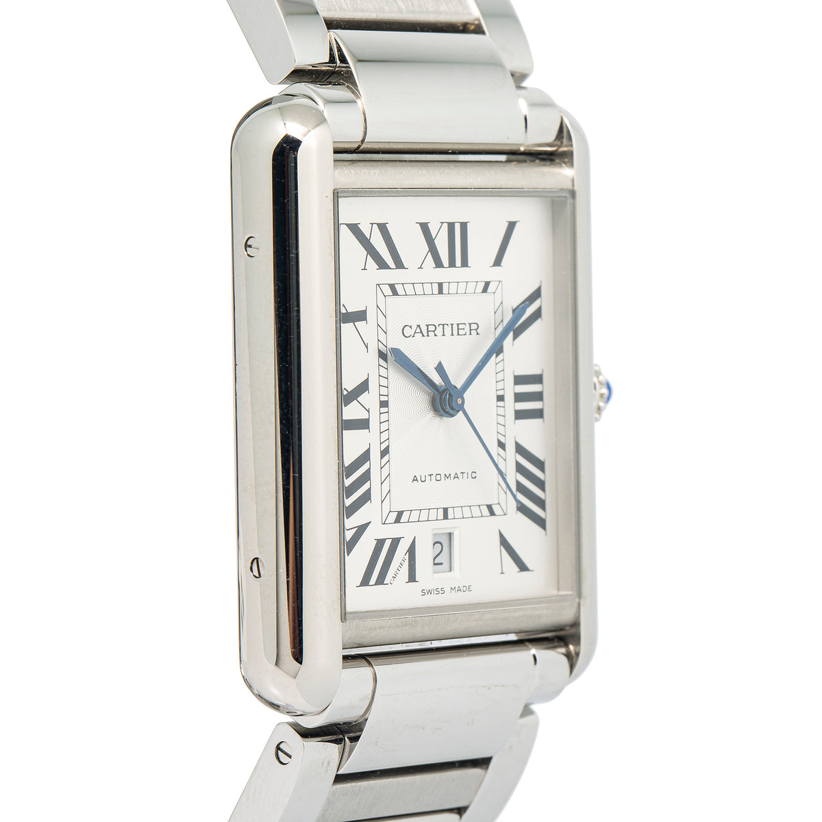 Cartier Tank Must 4324 WSTA0053 2022 NEW Box & Card Stainless Silver Dial 31mm