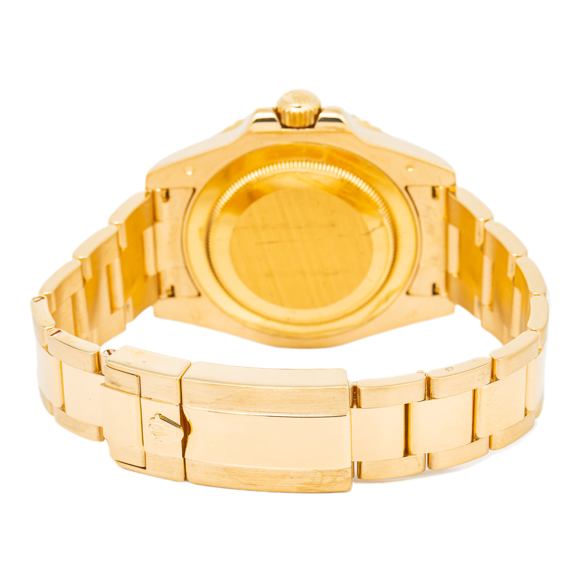 Rolex GMT-Master II 116718 Oyster 18k Yellow Gold Black Dial Auto Men Watch 40mm