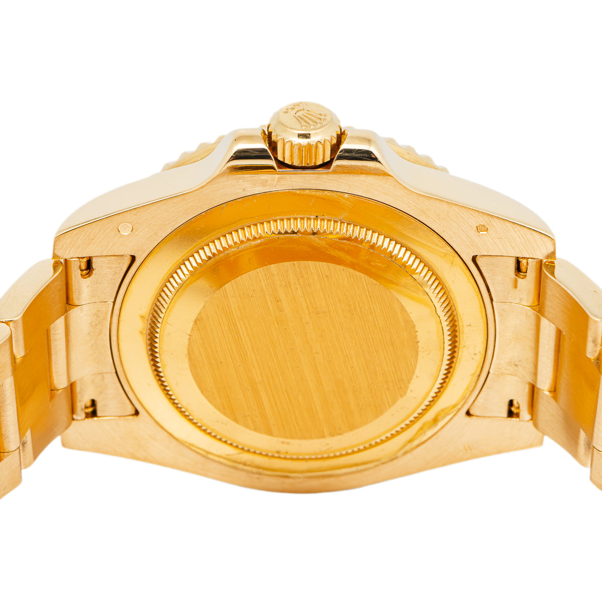 Rolex GMT-Master II 116718 Oyster 18k Yellow Gold Black Dial Auto Men Watch 40mm