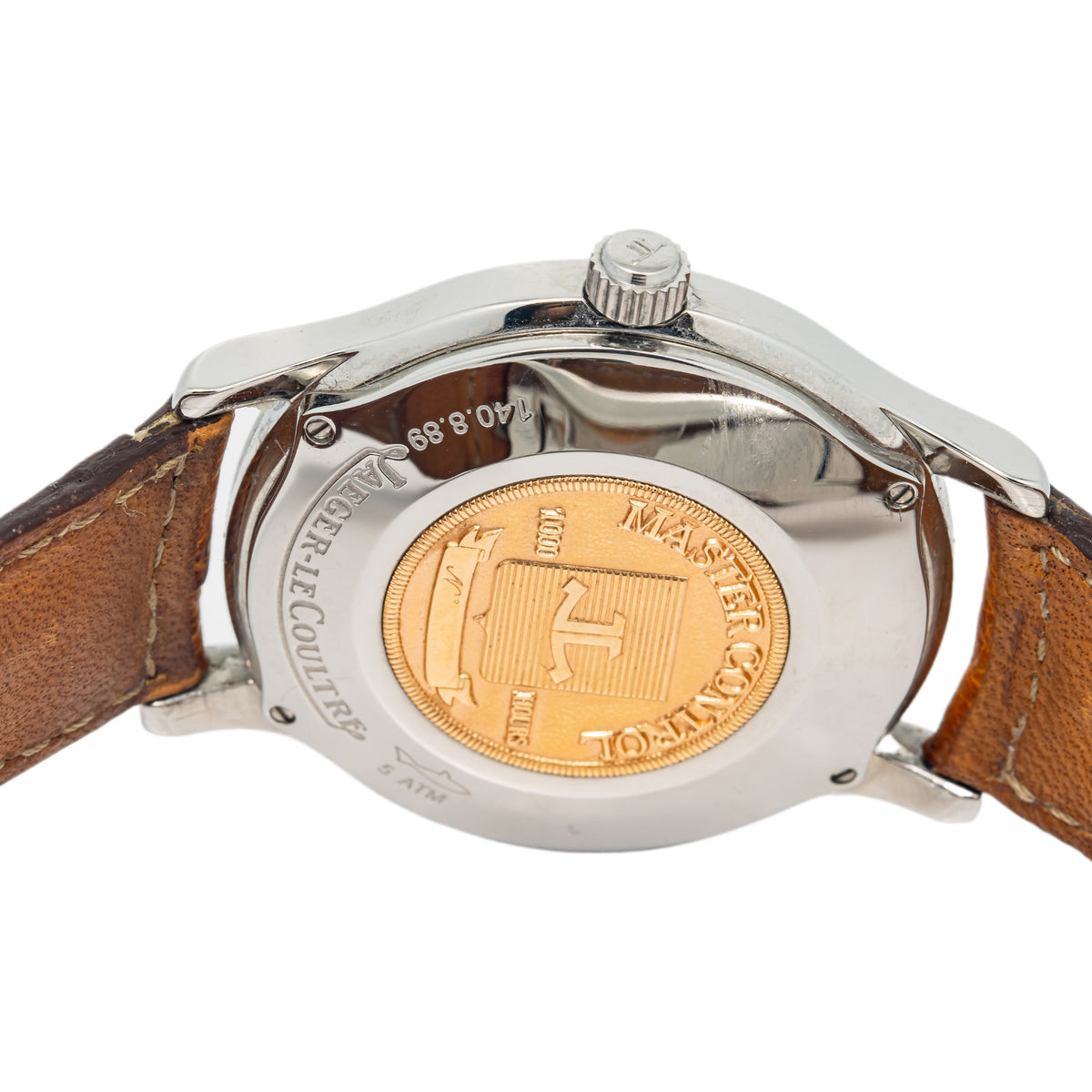 Jaeger LeCoultre Master Control 140.840.892B Complete Silver Dial Watch 37mm
