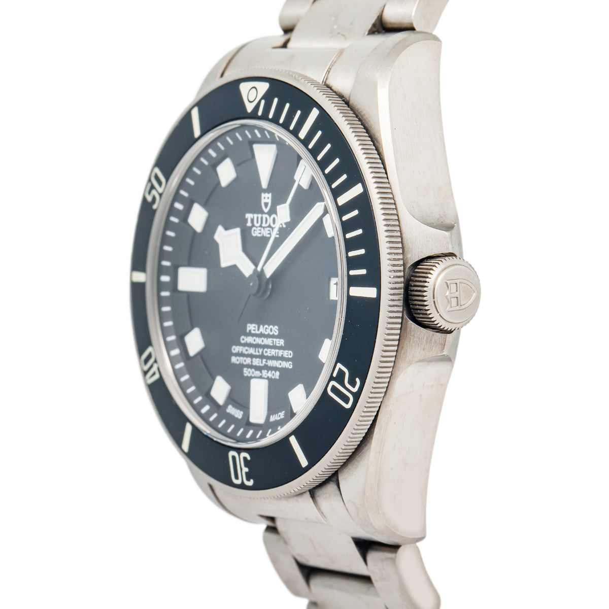 Tudor Pelagos 25600TN Titanium Bracelet Black Dial Automatic Men's Watch 42mm