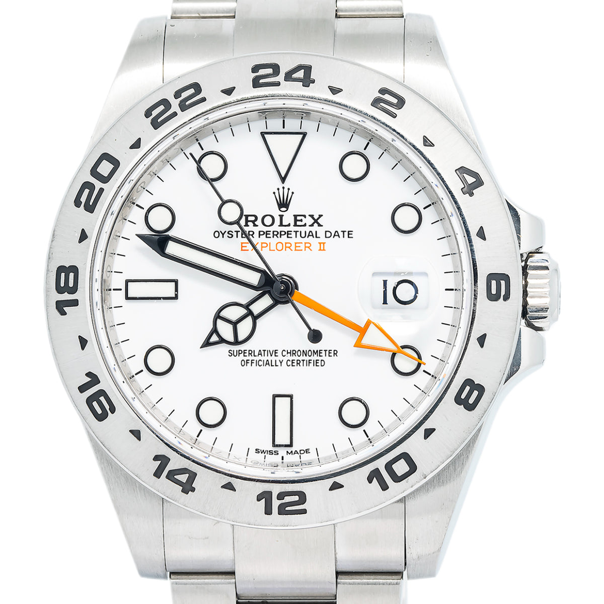 Rolex Explorer II 216570 2019 Card White Polar Automatic Men's Watch 42mm