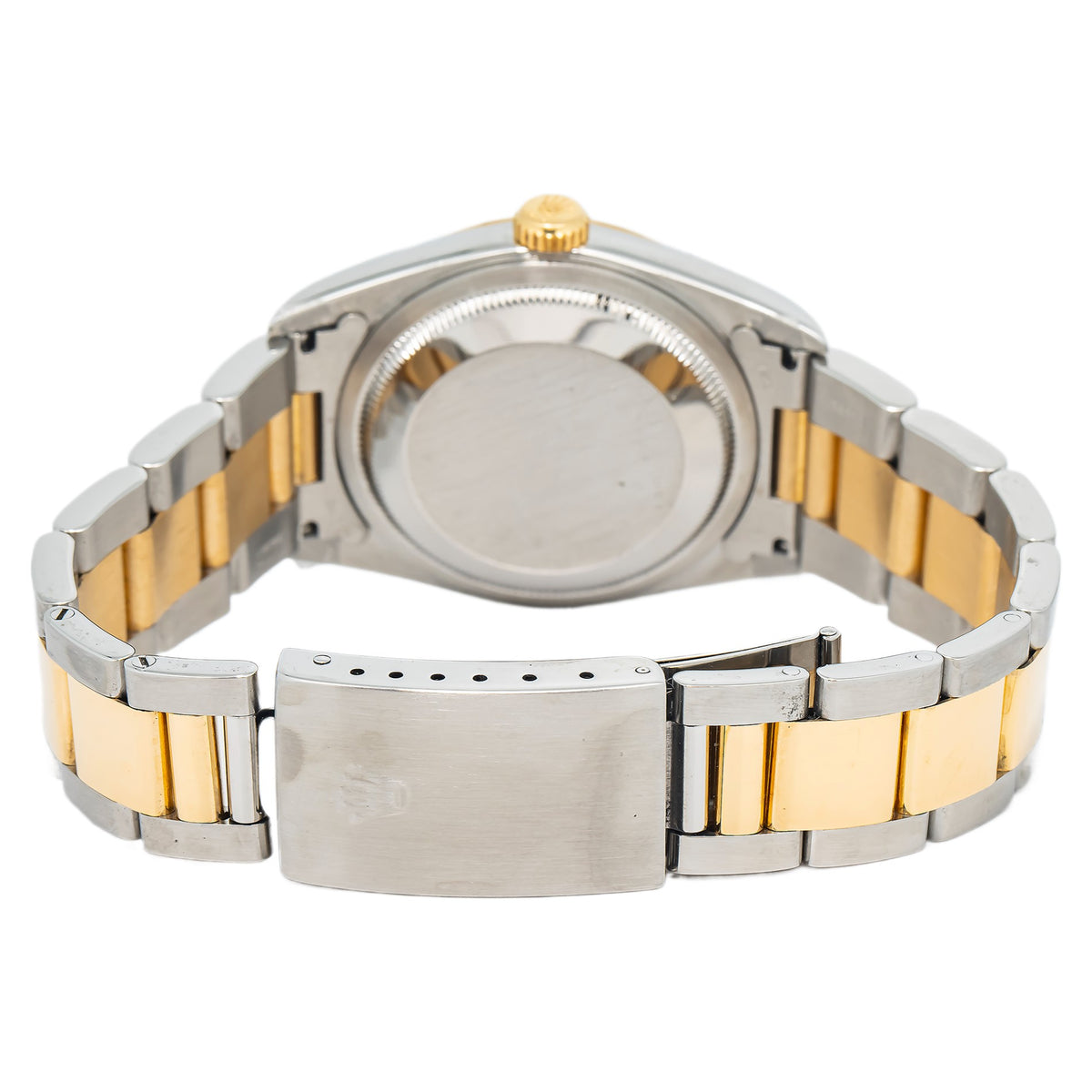 Rolex DateJust 16203 18K Two Tone Yellow Gold Rhodium Dial Auto Men's Watch 36mm