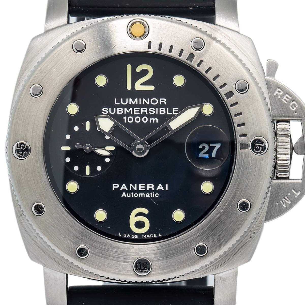 Panerai Luminor Submersible PAM00243 Stainless Steel Black Dial Auto Men's Watch