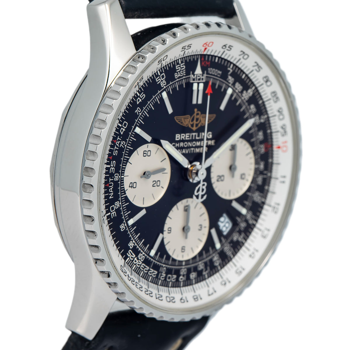 Breitling Navitimer A23322 Chronograph Automatic Black Dial Men's Watch 42mm