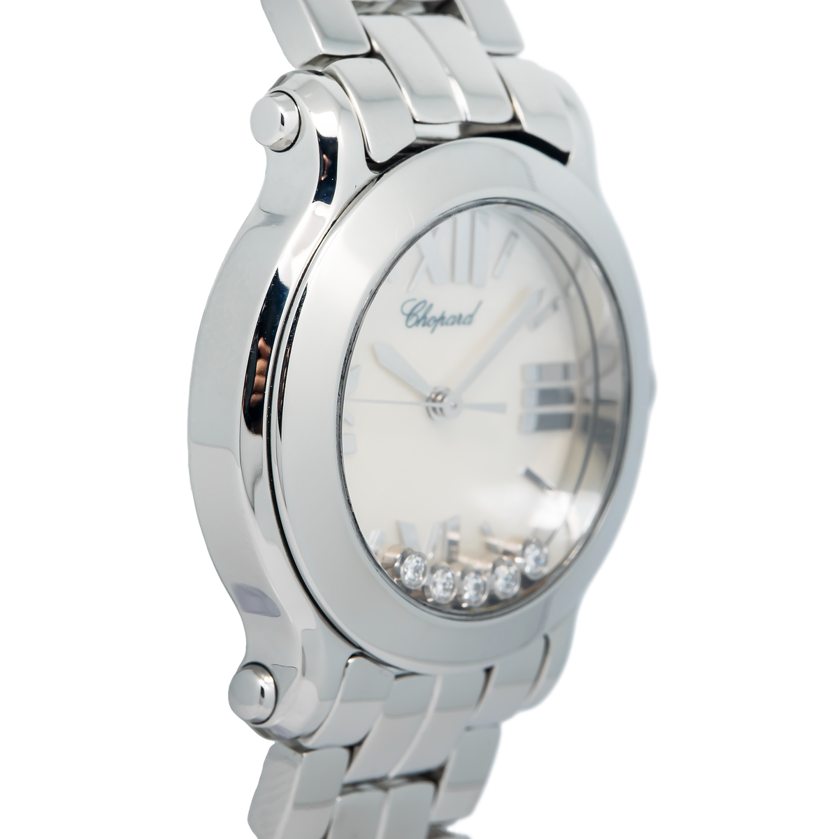 Chopard Happy Sport 8509 Floating 5 Diamond Quartz ladies Watch 30mm