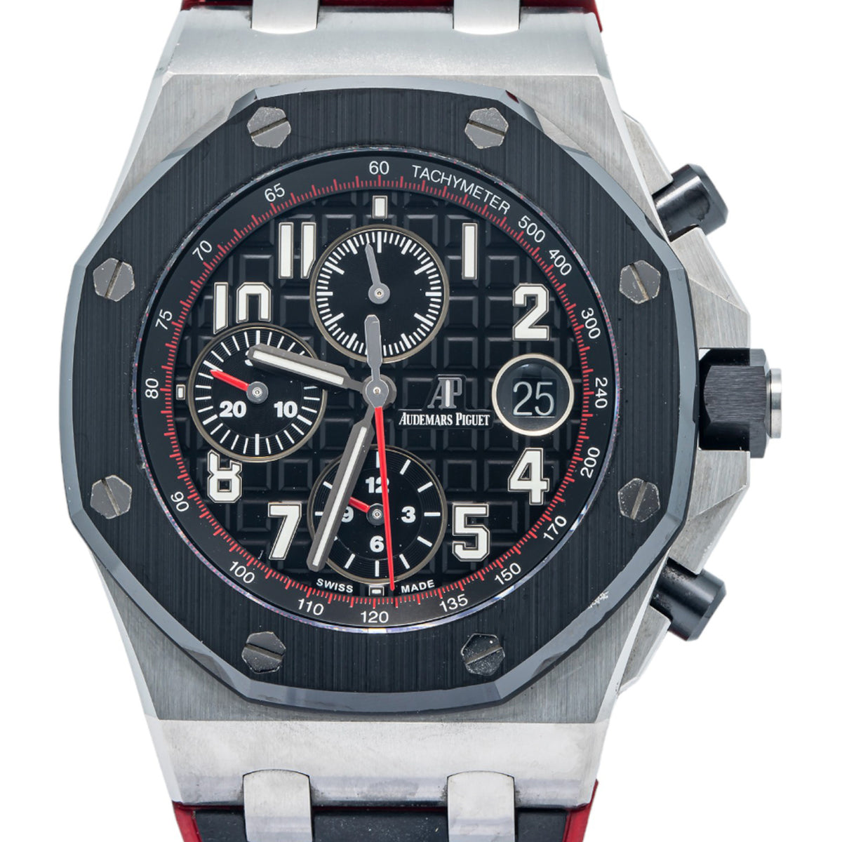 Audemars Piguet Royal Oak Offshore 26470SO Chronograph Vampire Red Watch 42mm