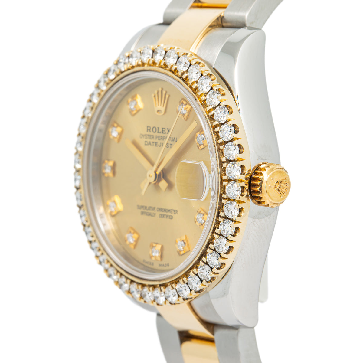 Rolex Datejust 178273 2015 Paper Oyster Auto Two Tone Ladies Watch 31mm