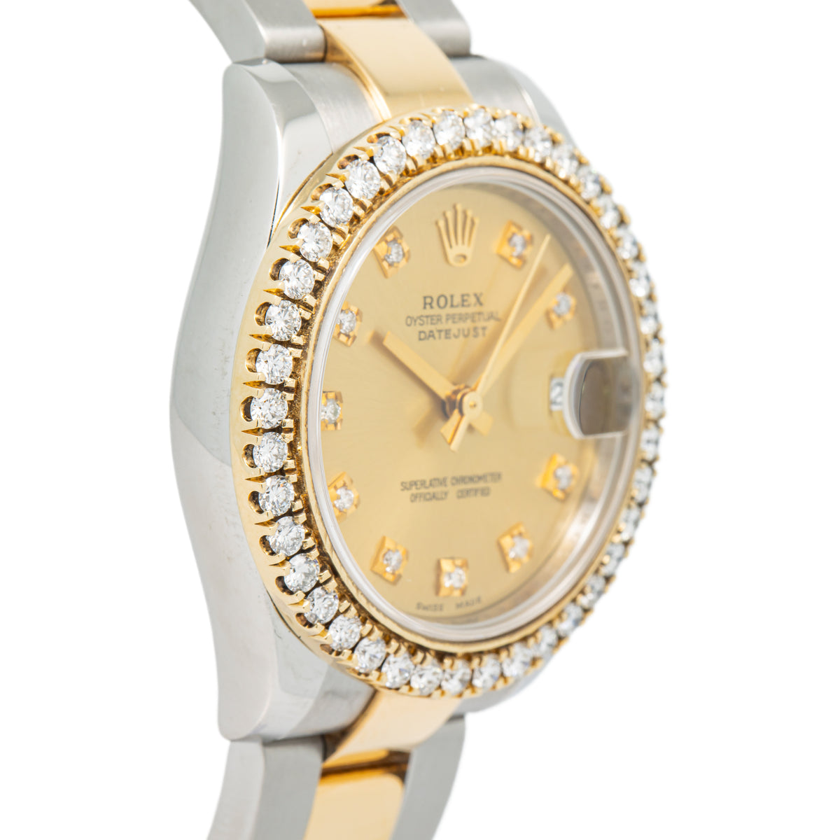 Rolex Datejust 178273 2015 Paper Oyster Auto Two Tone Ladies Watch 31mm