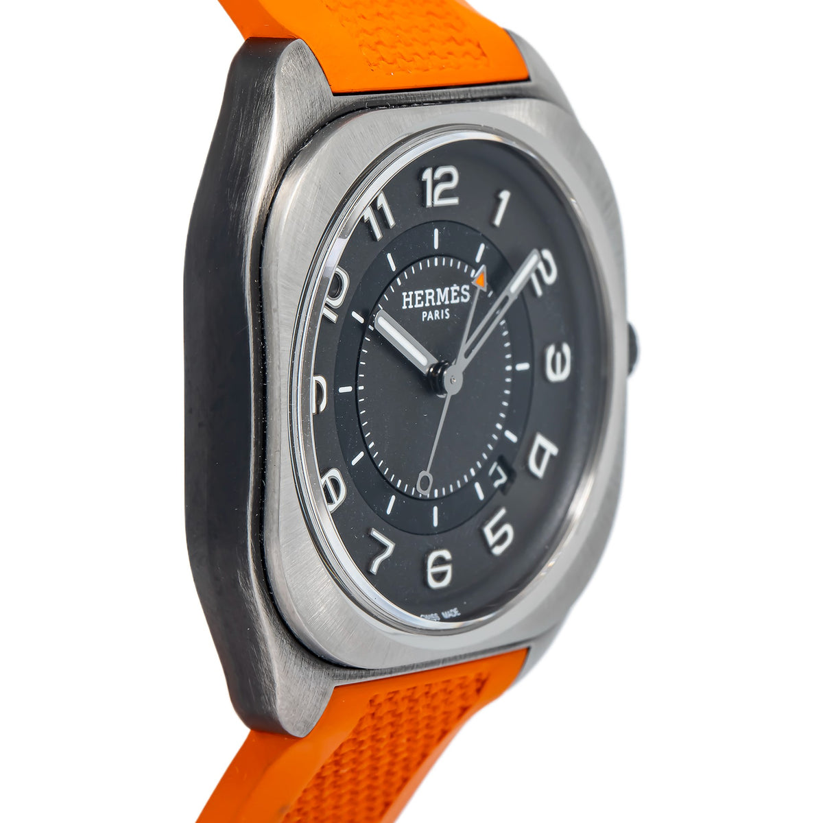 Hermes HO8 SP1.741a Titanium Skeleton Black Dial Automatic Men's Watch 39mm