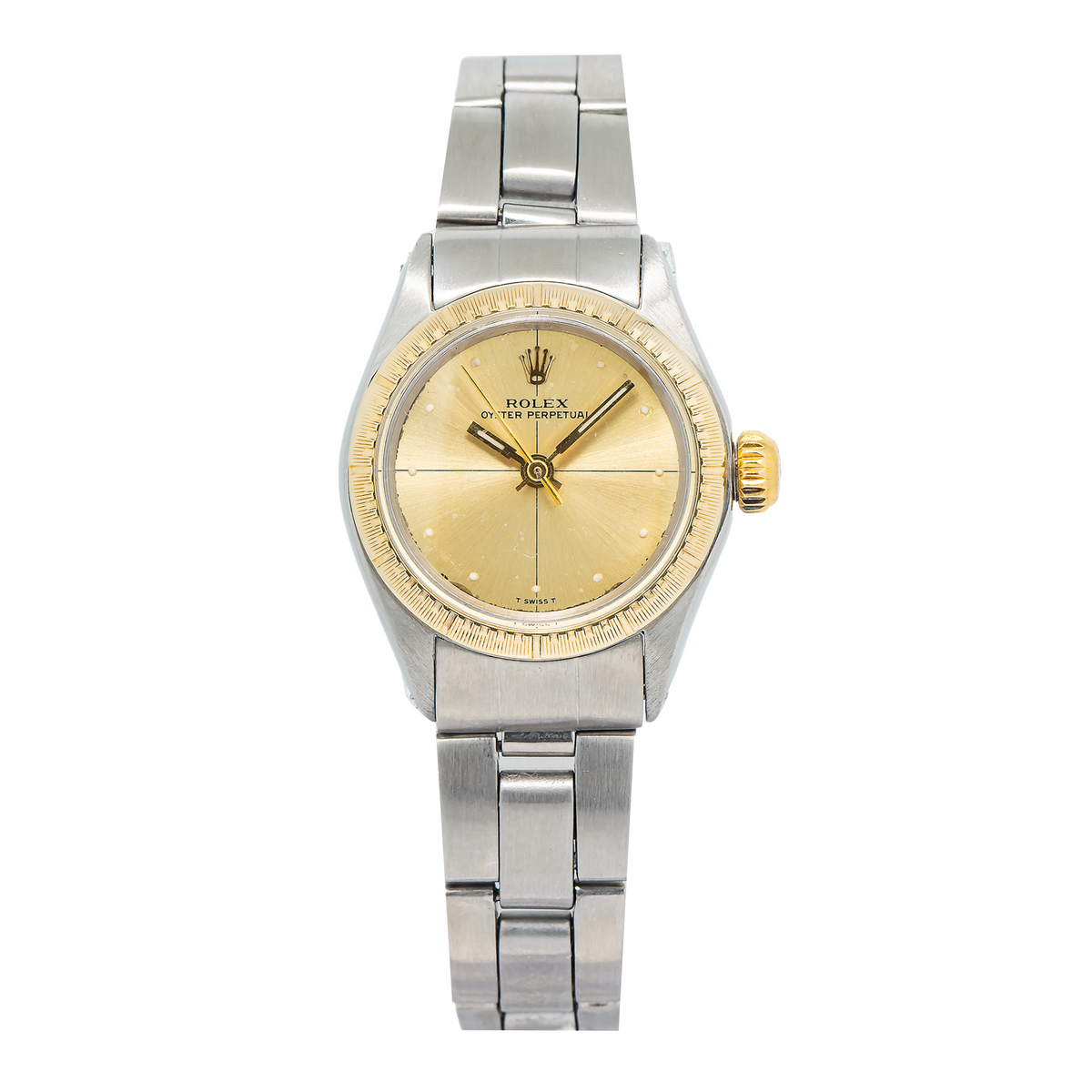 Rolex Oyster Perpetual 6804 Stainless Steel Zephyr Dial Auto Lady's Watch 25mm