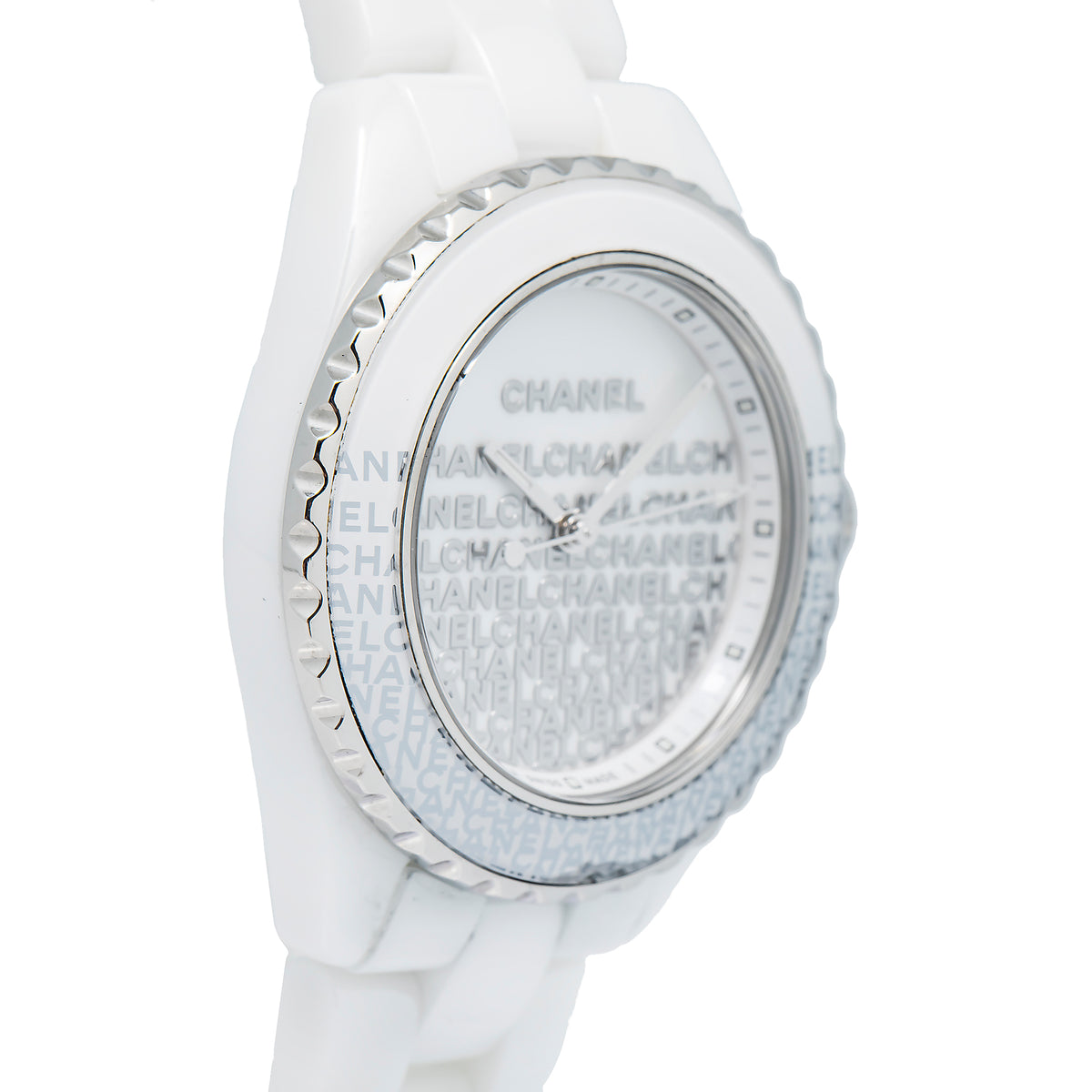 Chanel J12 H7419 Ceramic White Dial Quartz Watch 34mm