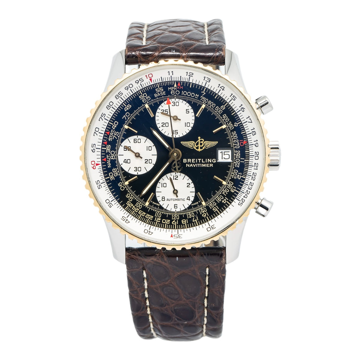 Breitling Old Navitimer D13022 Black Dial Men